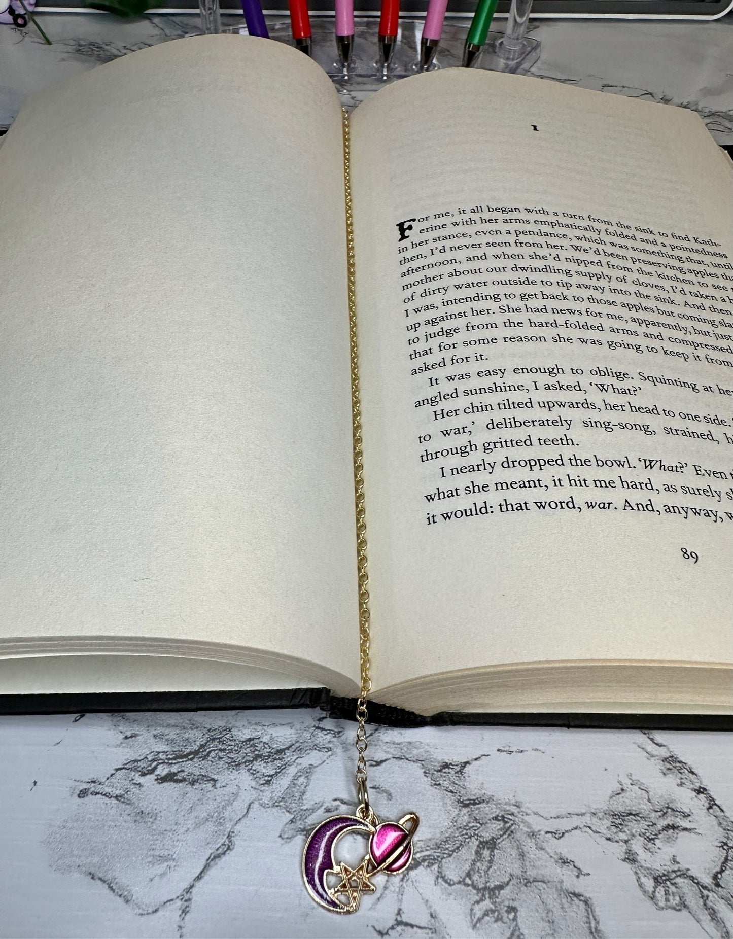 Moon and Saturn | Bookmark