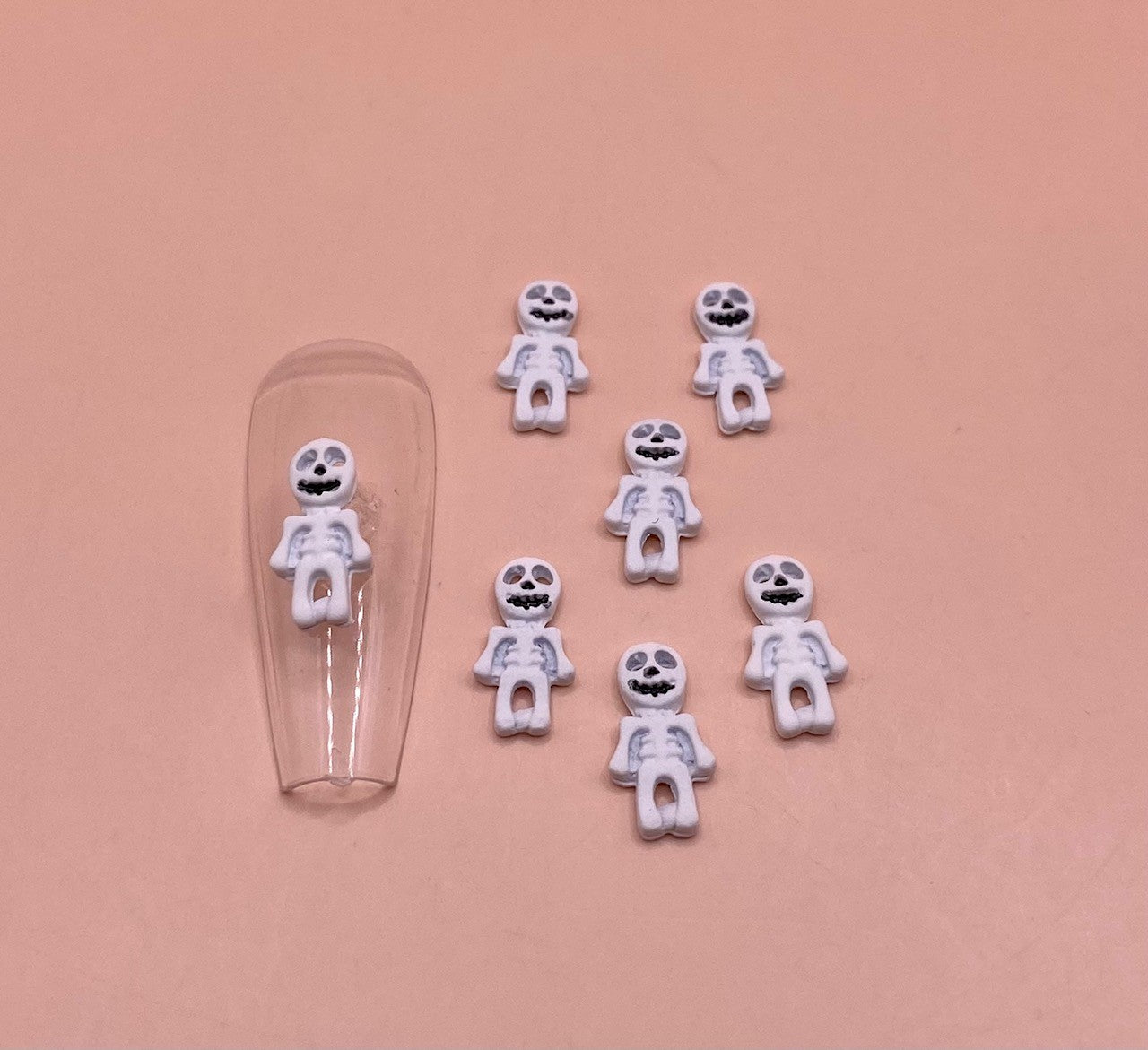 White Skeleton | Metal Charms