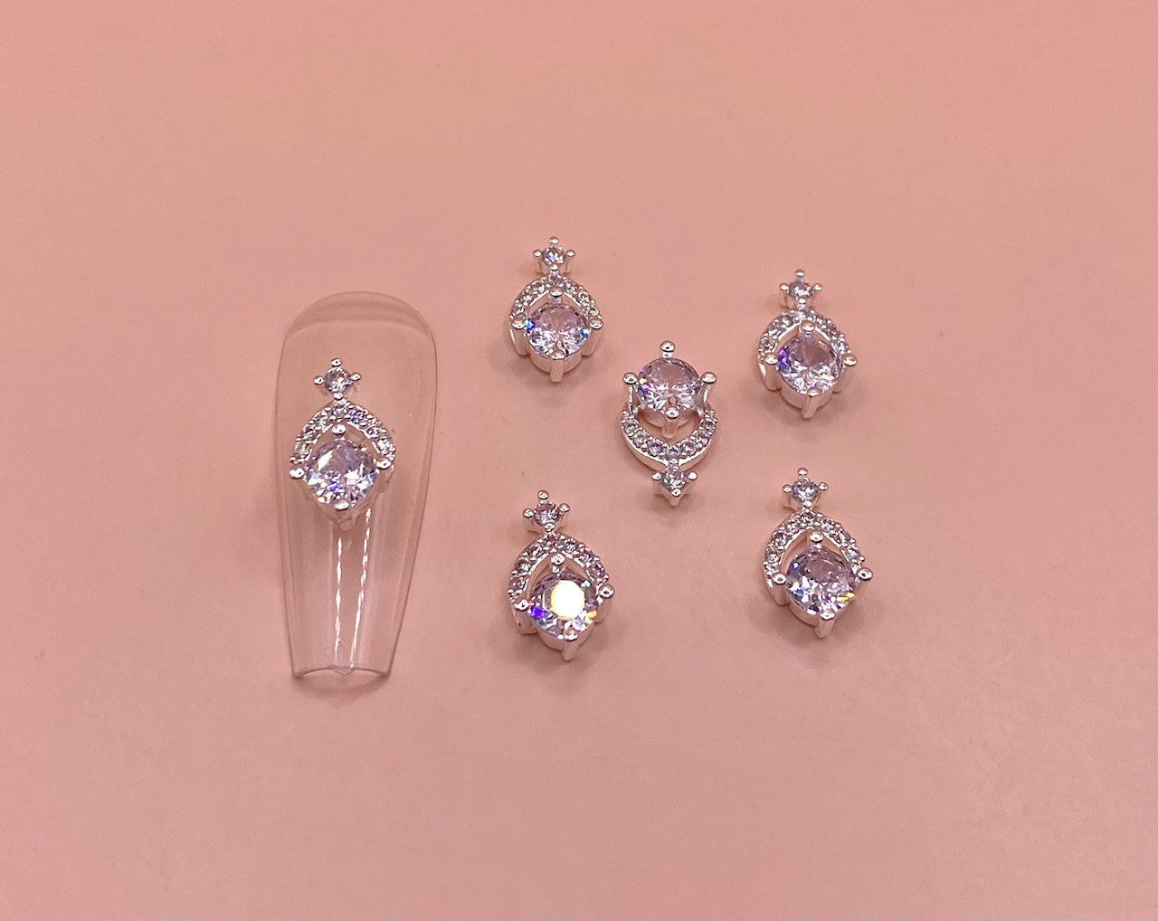 Silver Crown | Zircon Metal Charms