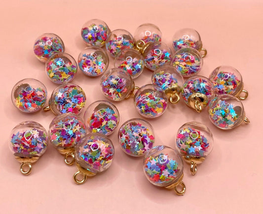 Glitter Globe Pendant Mix