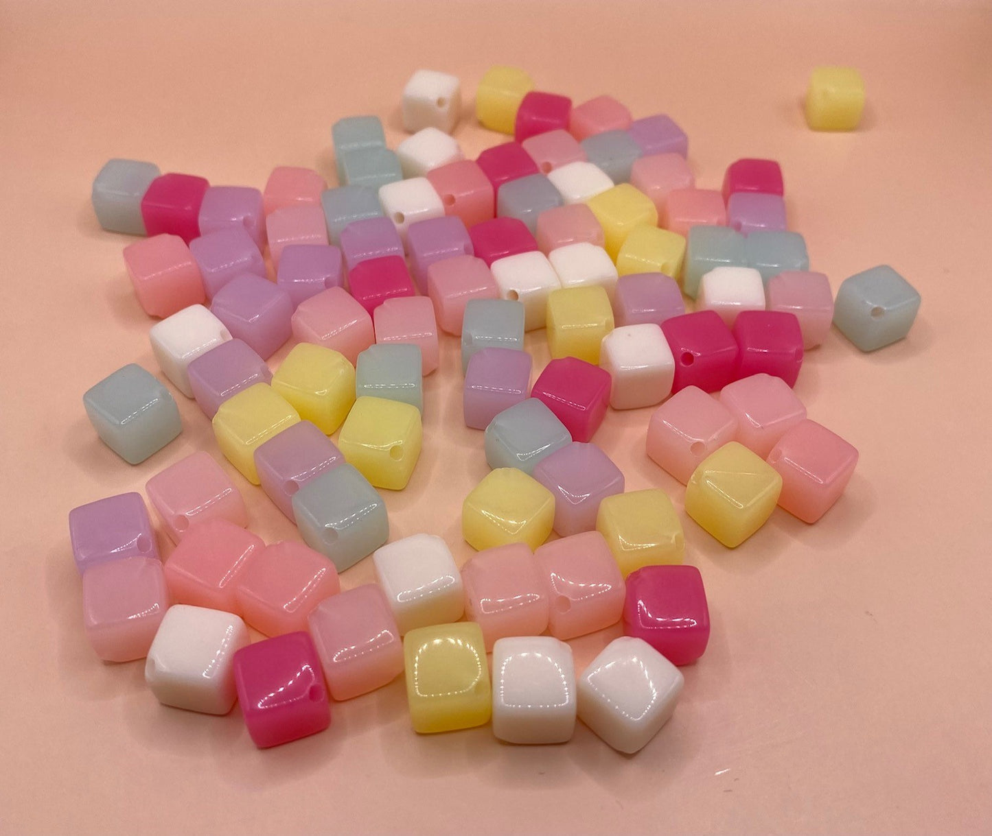 Jelly Square Beads