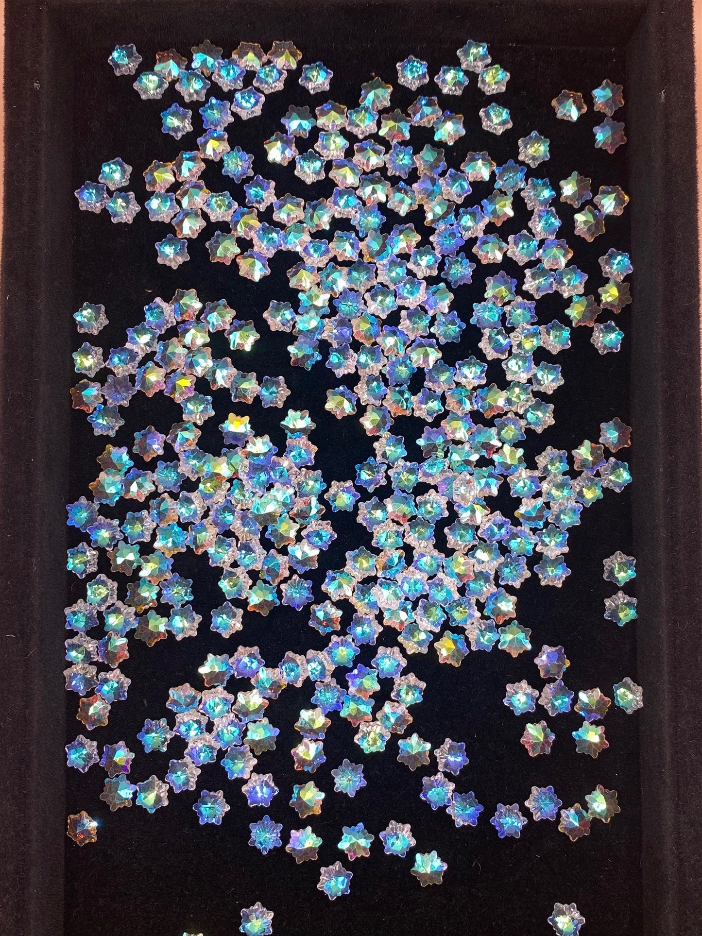 Clear AB K9 Snowflakes