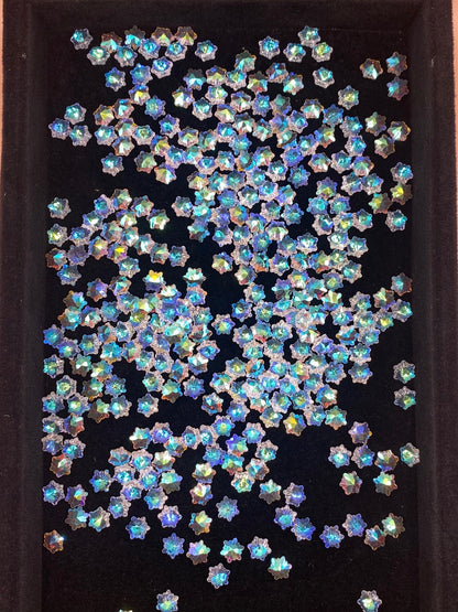 Clear AB K9 Snowflakes